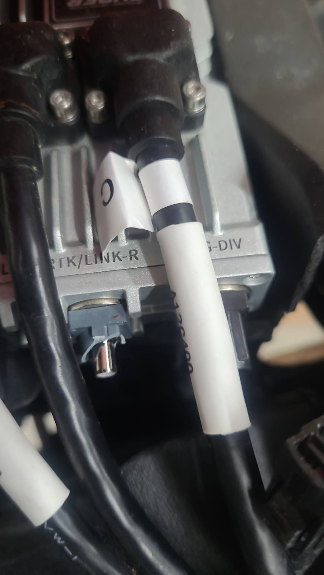 RTK and data link connector detail